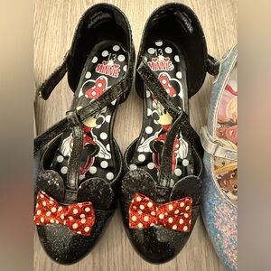Disney Minnnie Mouse  Glitter Kids Shoes size 13 preowned